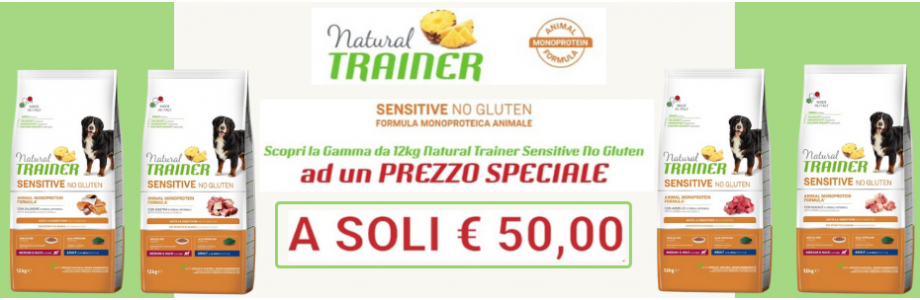 Natural Trainer No Gluten Cani